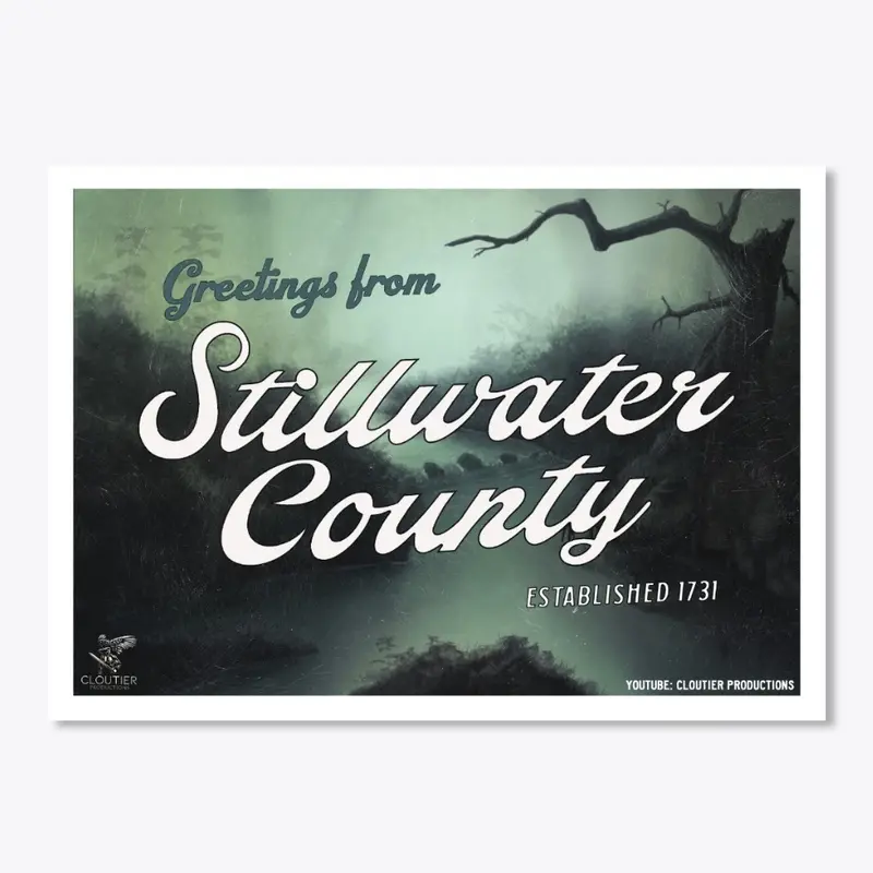 Stillwater County Postcard Sticker